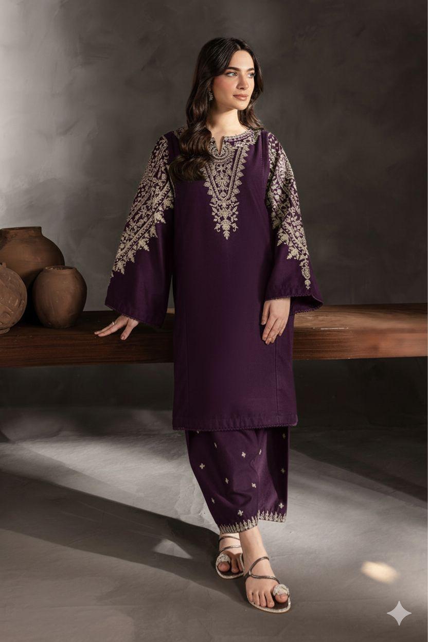 LAWN EMBROIDERED 2PC