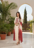 Lawn Embroidered 3Pc white