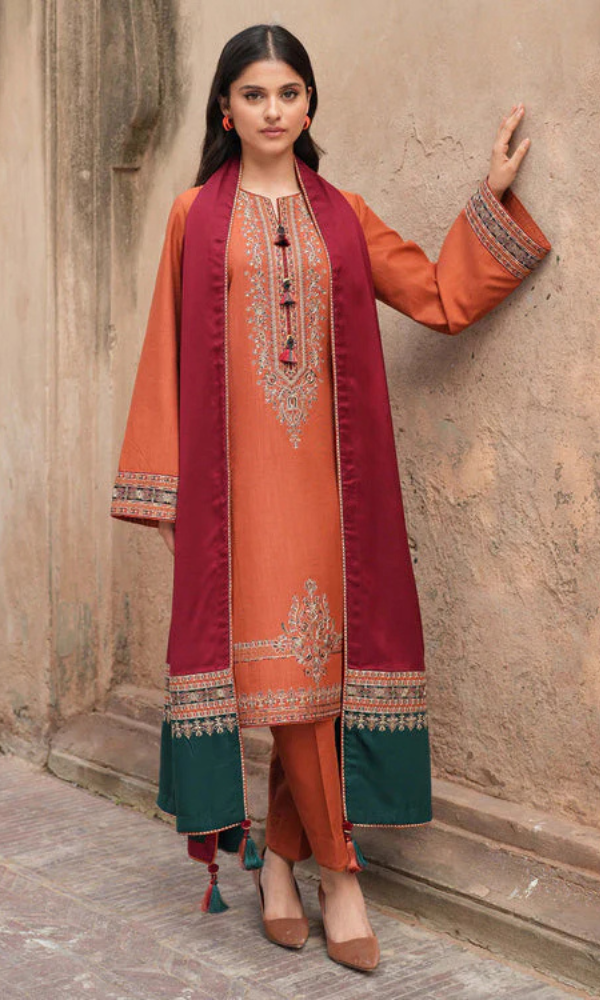 Lawn Embroidered 3Pc jaz