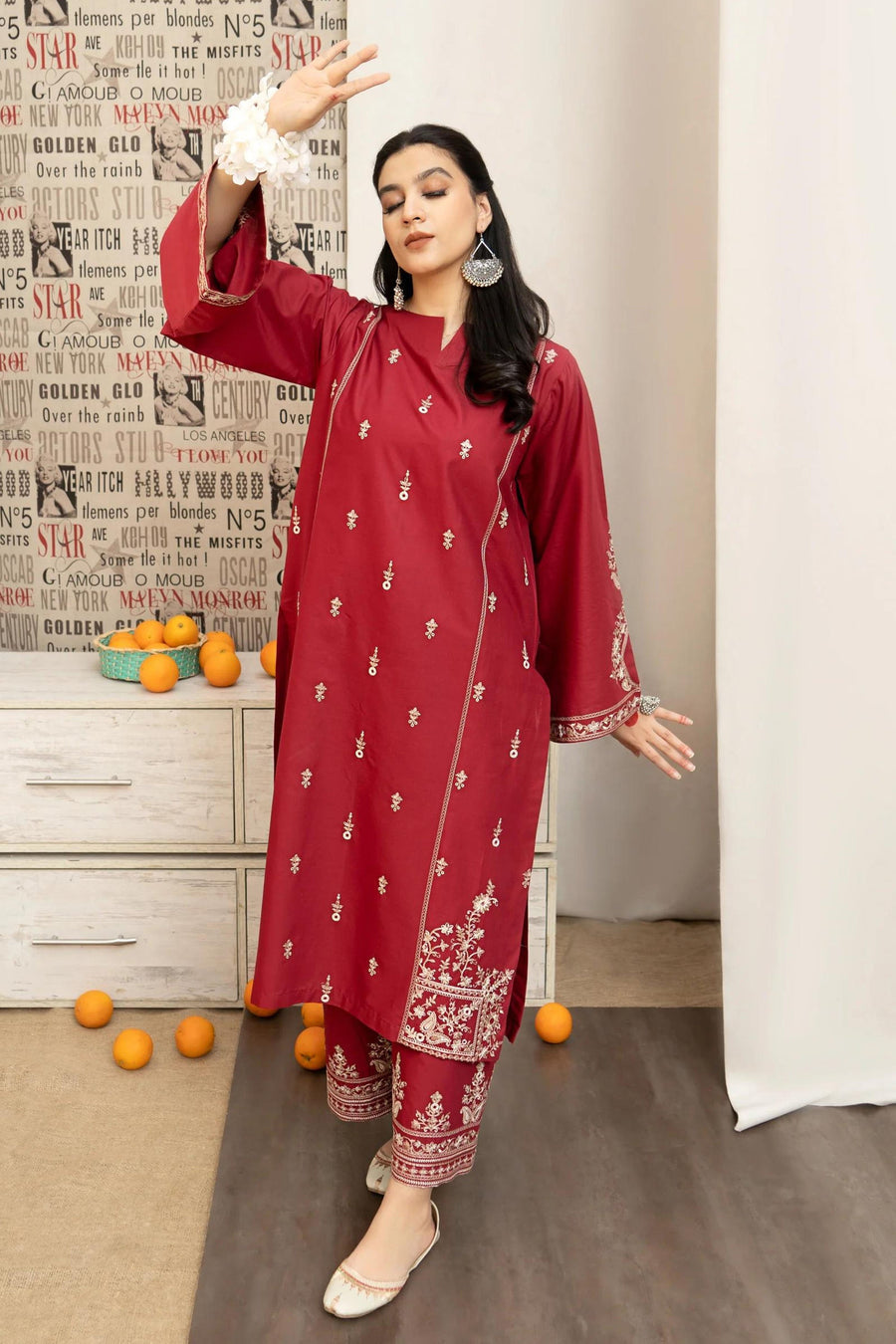 Lawn Embroidered 3Pc