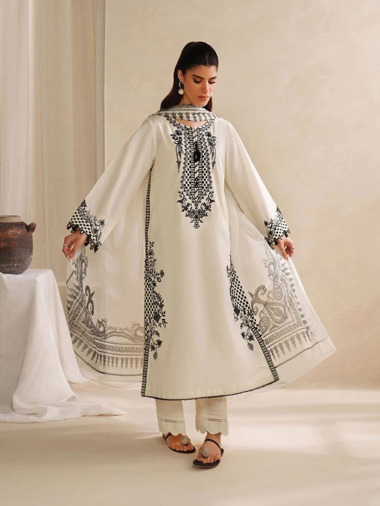 Lawm Embroidered 3Pc 519