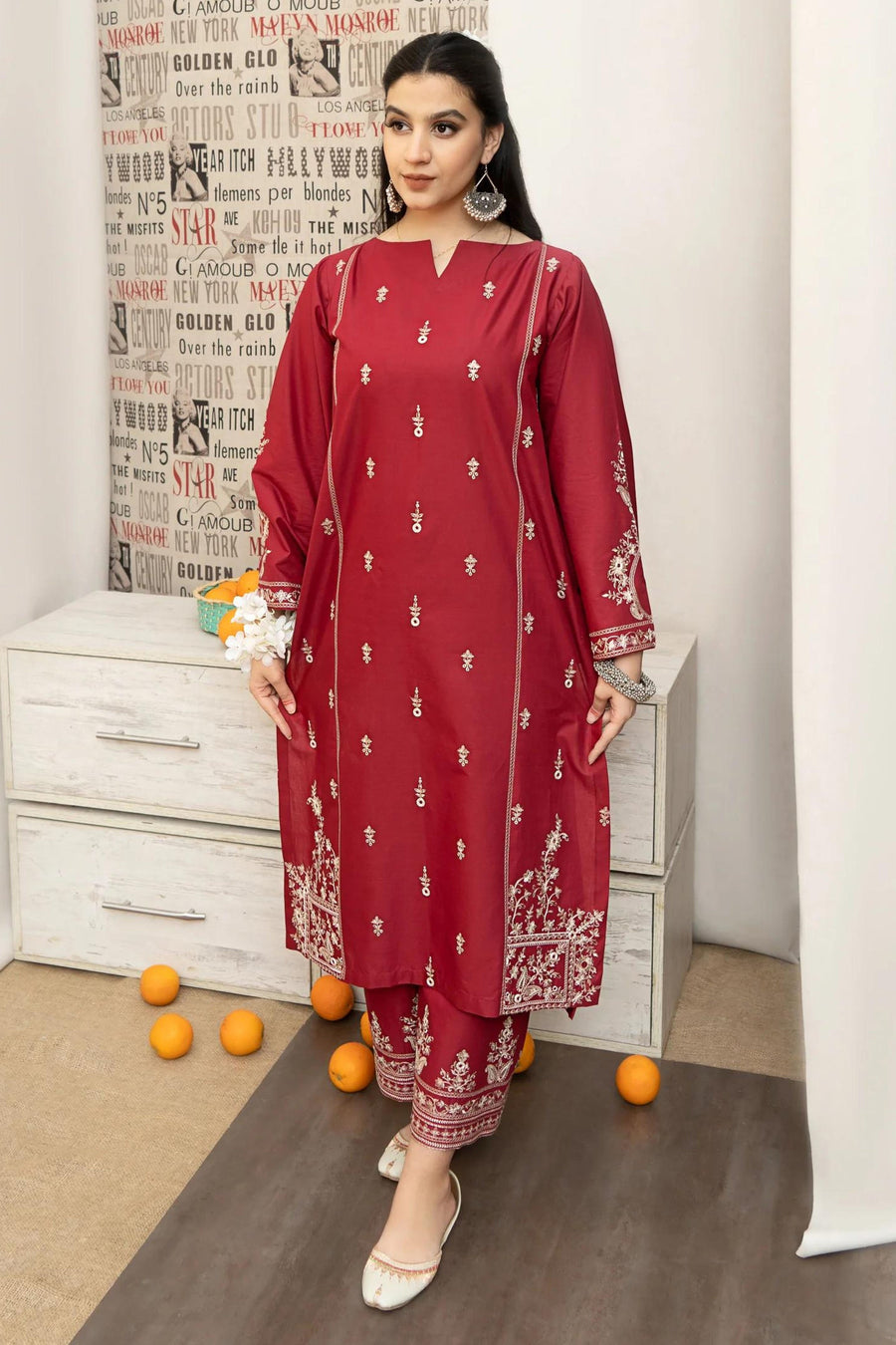 Lawn Embroidered 3Pc