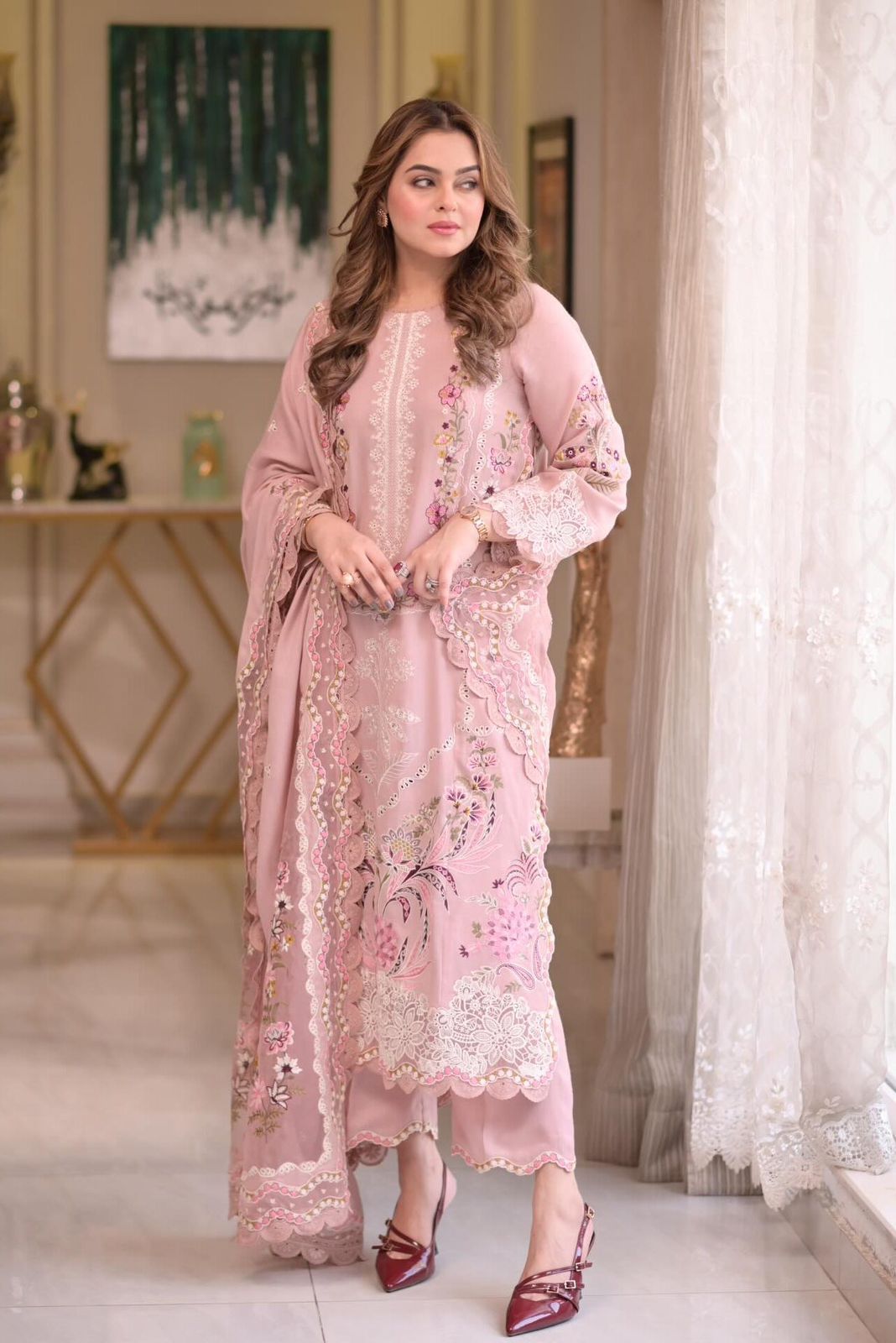 Lawn Embroidered 3Pc 5010
