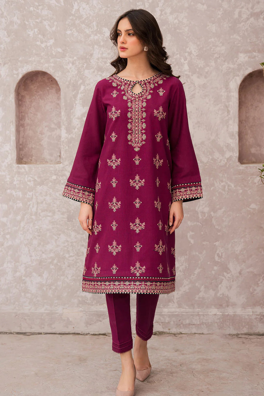 Lawn Embroidered 3Pc