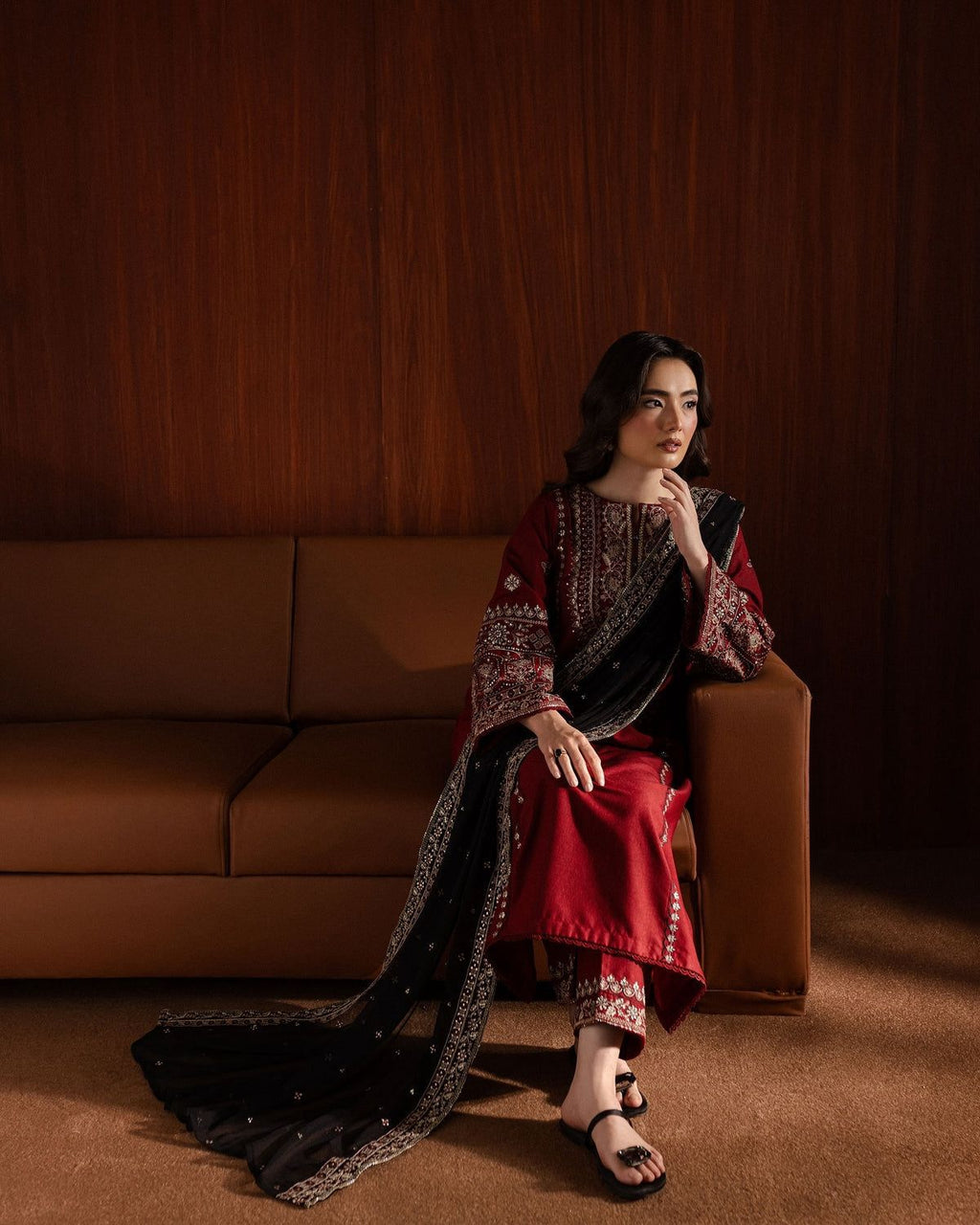 Lawn Embroidered 3Pc 1011