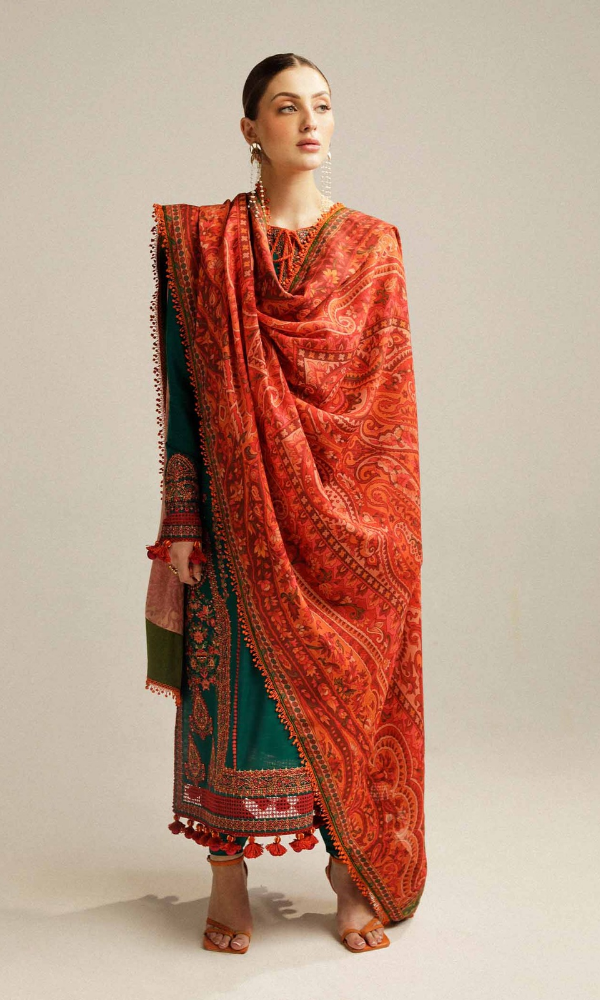 Lawn Embroidered 3Pc 0012