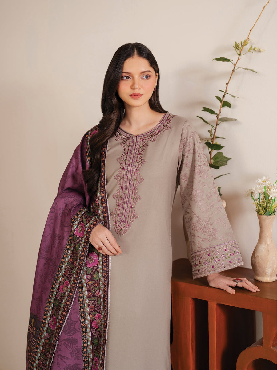 Lawn Embroidered 3Pc