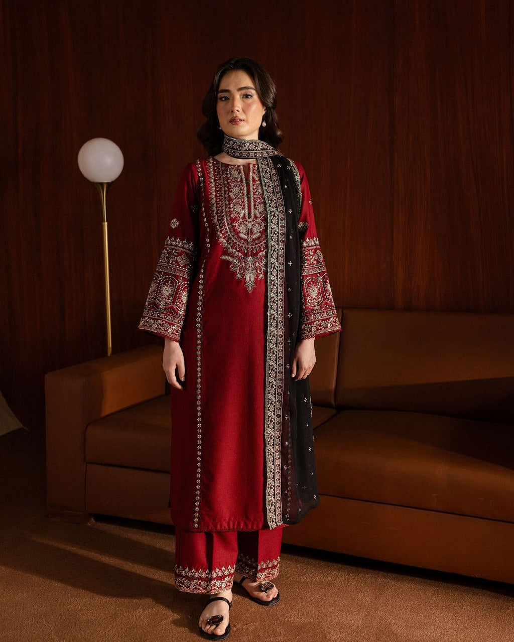Lawn Embroidered 3Pc 1011