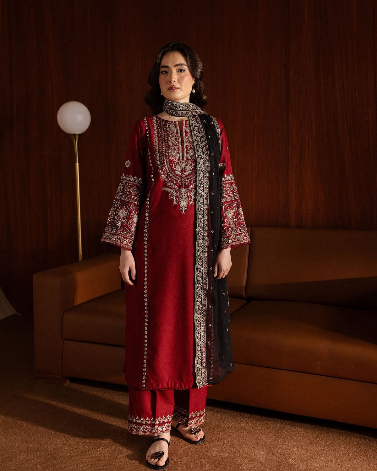 Lawn Embroidered 3Pc 1011