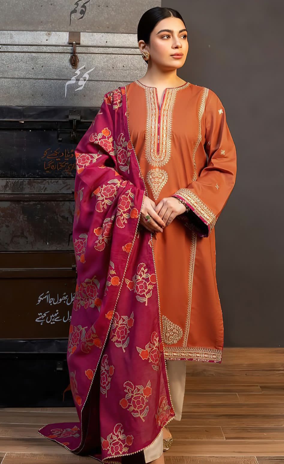 Lawn Embroidered 3Pc coco