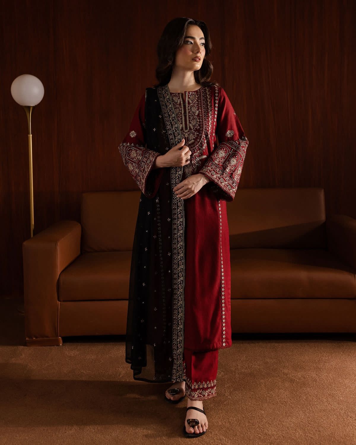 Lawn Embroidered 3Pc 1011