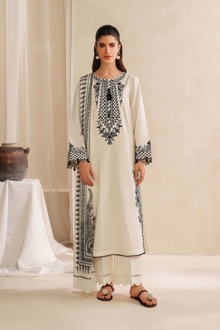 Lawm Embroidered 3Pc 519