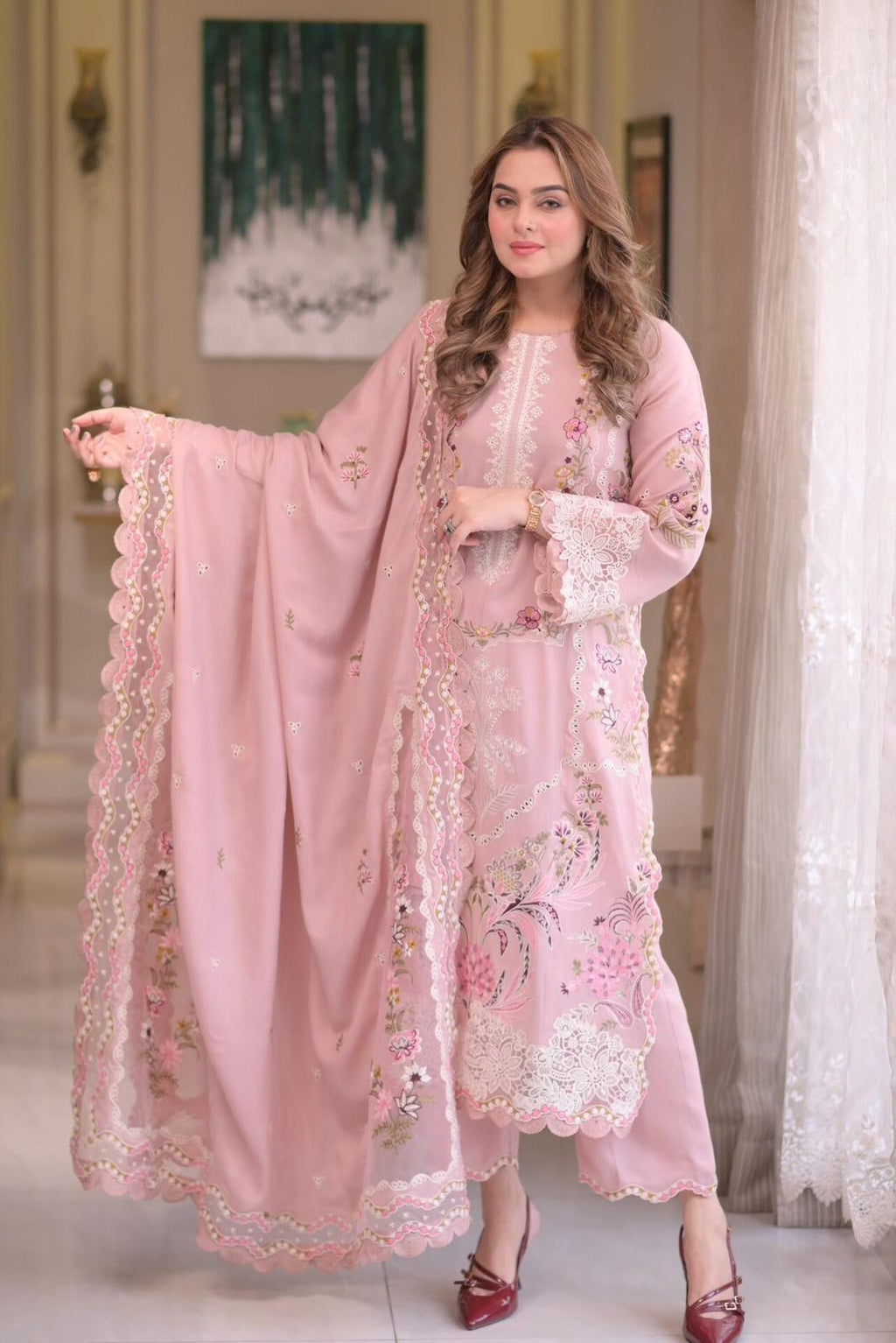 Lawn Embroidered 3Pc 5010