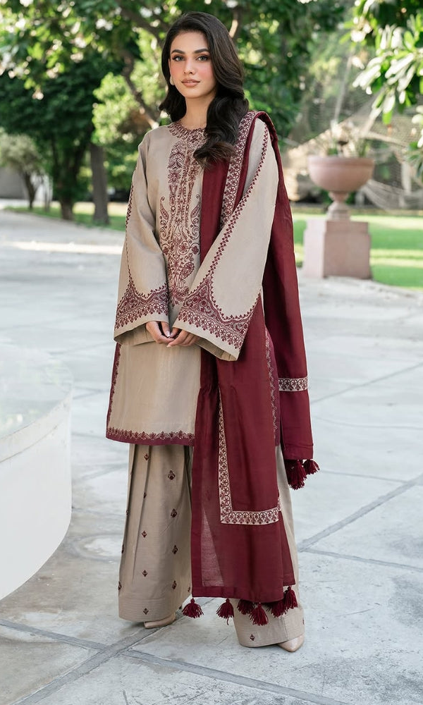 Lawn Embroidered 3Pc skin